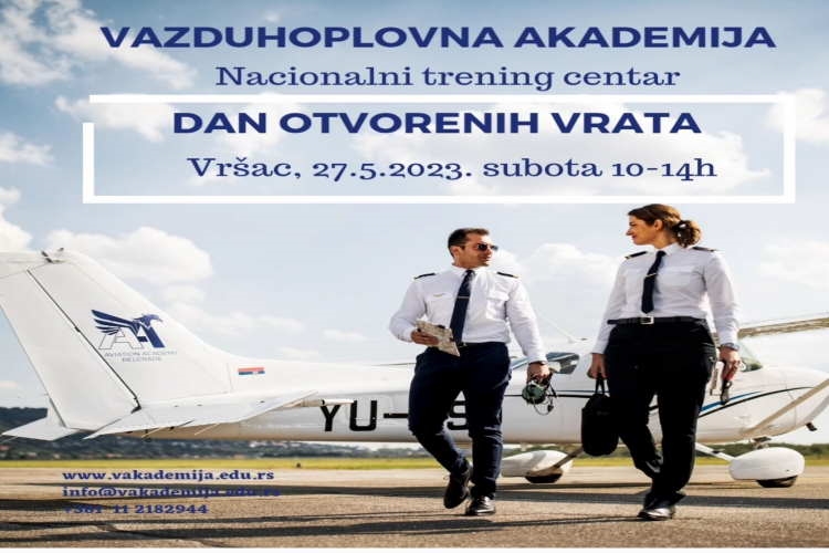 OTVORENA VRATA VAZDUHOPLOVNE AKADEMIJE U VRŠCU 27. MAJA...
